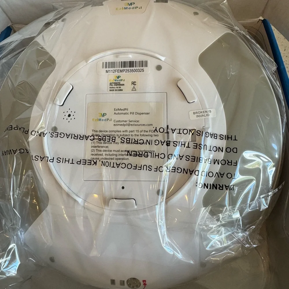 NIB EziMedPil 28-Day Automatic Pill Dispenser w/ Alarm